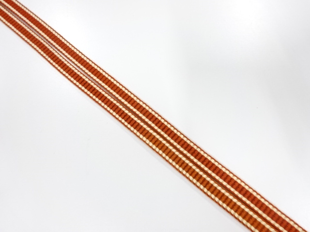 アンティーク　帯留め用　手組三分紐